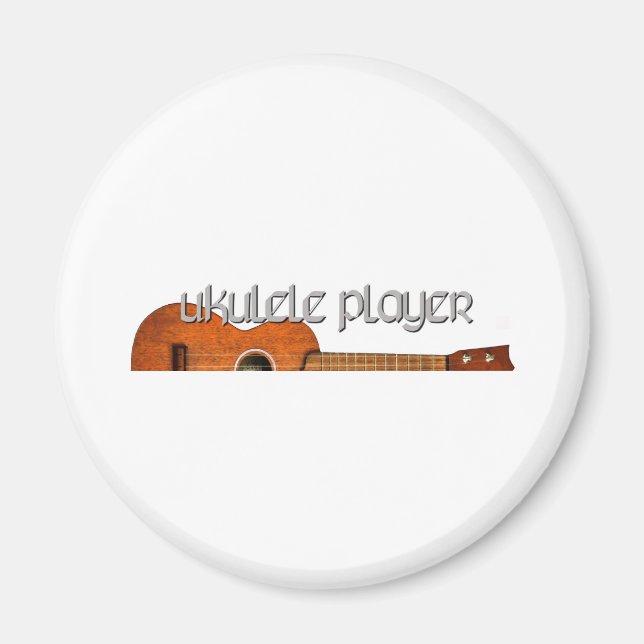 Imán Logo de la revista Ukulele Player (Frente)