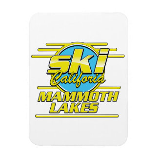 Imán Logo de Mammoth Lakes California Ski