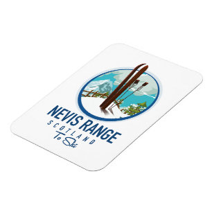 Imán Logo de Nevis Range scotland Ski