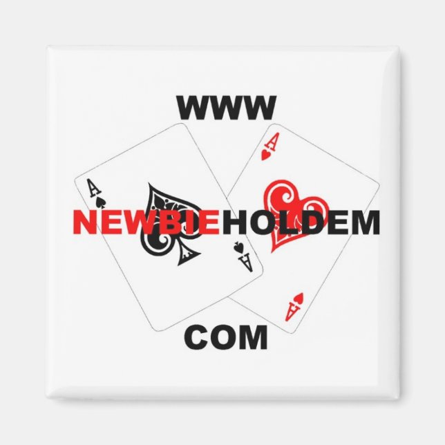 Imán Logo de NewbieHoldem (Frente)