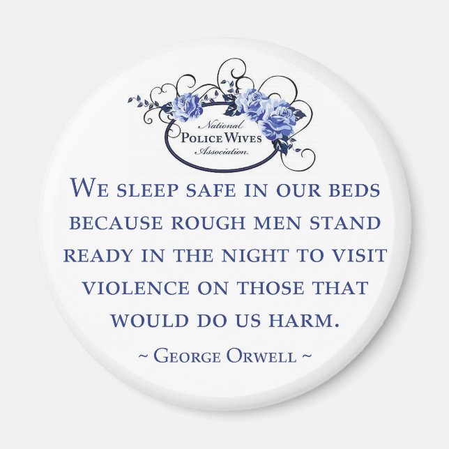 Imán Logo de Orwell w/NPWA Magnet (Frente)