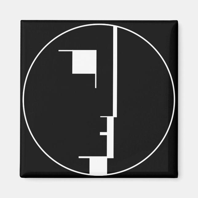 Imán Logo de Oskar Schlemmer Bauhaus (Frente)