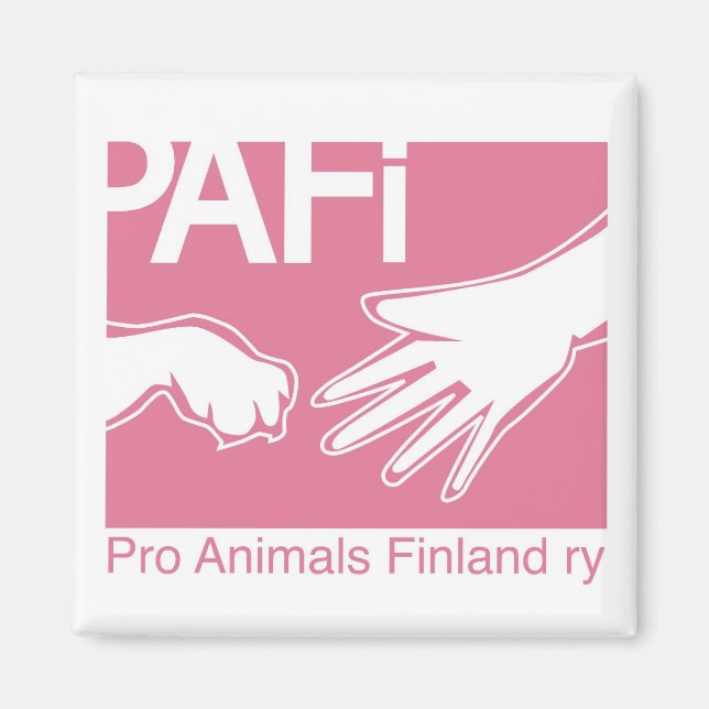 Imán Logo de Pro Animals Finlandia (Frente)