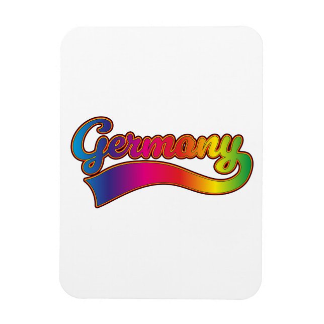 Imán Logo de Rainbow de Alemania (Vertical)