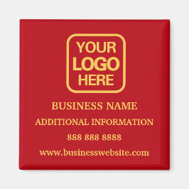 Imán Logo de Red Gold Moderno para empresas