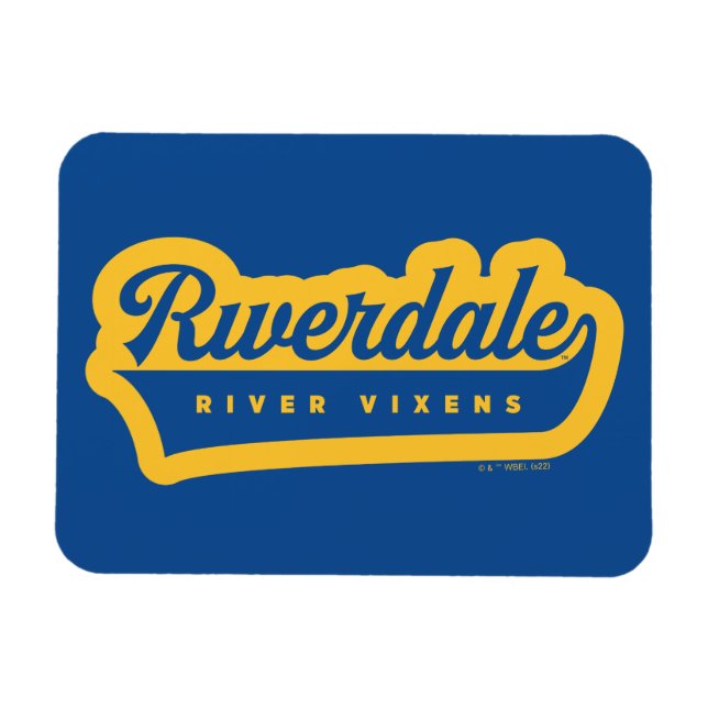 Imán Logo de Riverdale River Vixens (Horizontal)