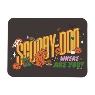 Imán Logo de Snack de Scooby-Doo de Halloween