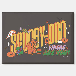 Imán Logo de Snack de Scooby-Doo de Halloween