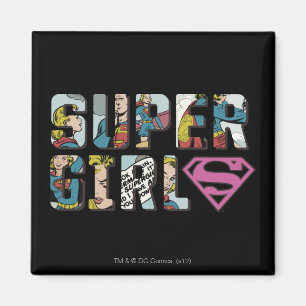Imán Logo de Supergirl Comic