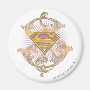 Imán Logo de Supergirl Starbust