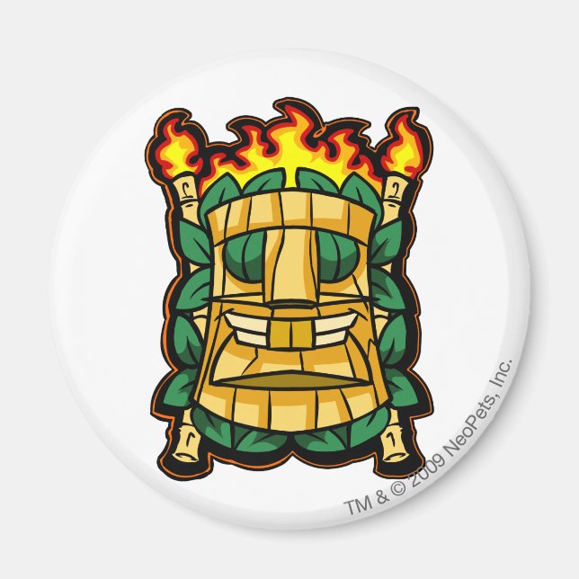 Imán Logo de Team Mystery Island (Frente)