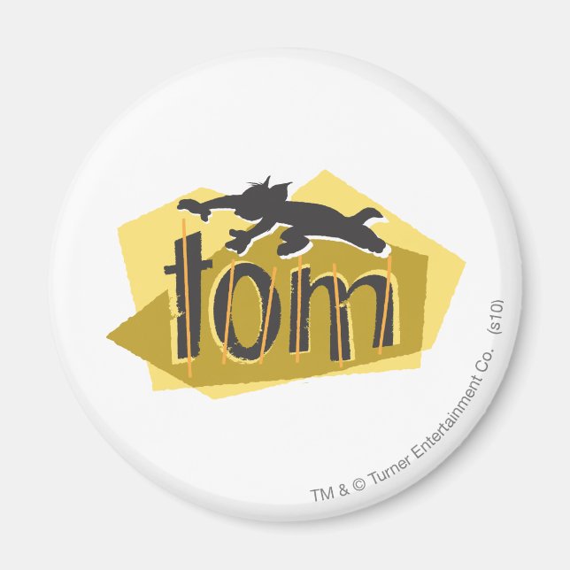 Imán Logo de Tom Silhouette (Frente)