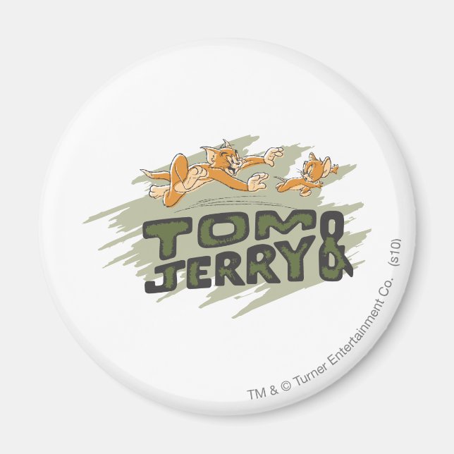 Imán Logo de Tom y Jerry Chase (Frente)