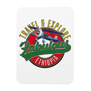 Imán Logo de Travel Explore Fabulous Ethiopia