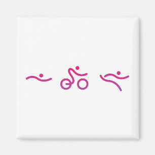 Imán Logo de Triathlon
