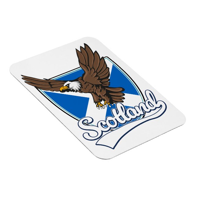 Imán Logo de viaje de Escocia (Lado Derecho)