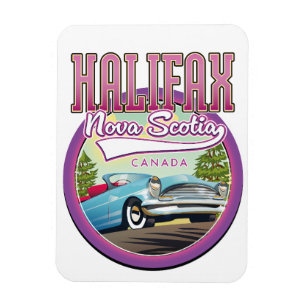 Imán Logo de viaje de Halifax Nova Scotia