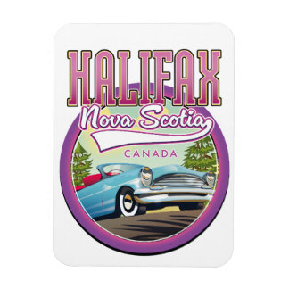 Imán Logo de viaje de Halifax Nova Scotia