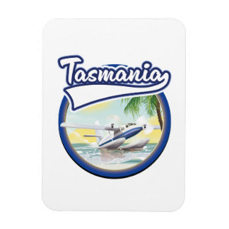 Imán Logo de viaje de Tasmania