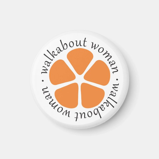 Imán Logo de Walkabout Woman (Frente)