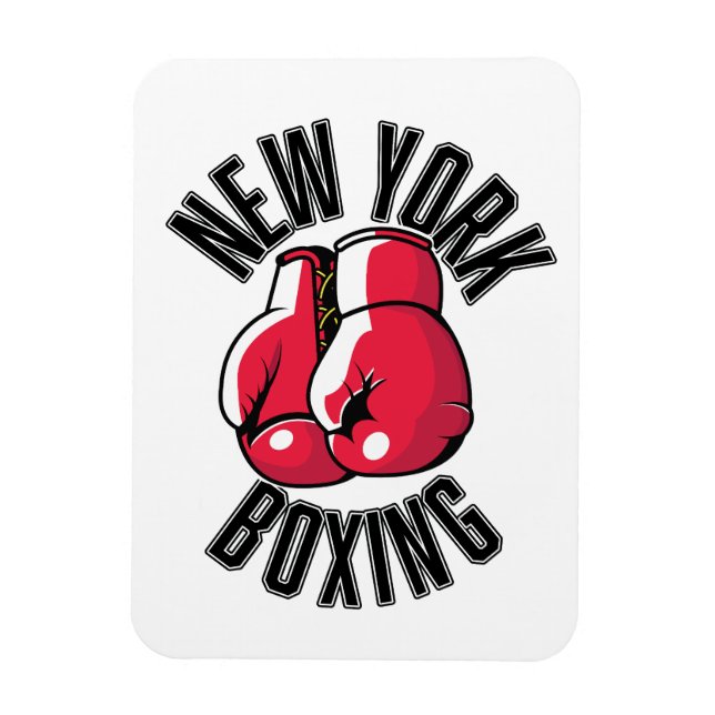Imán Logo del Boxing de Nueva York (Vertical)