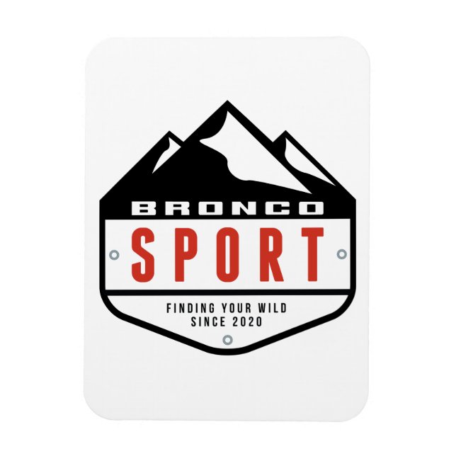 Imán Logo del foro Bronco Sport número 2 (Vertical)