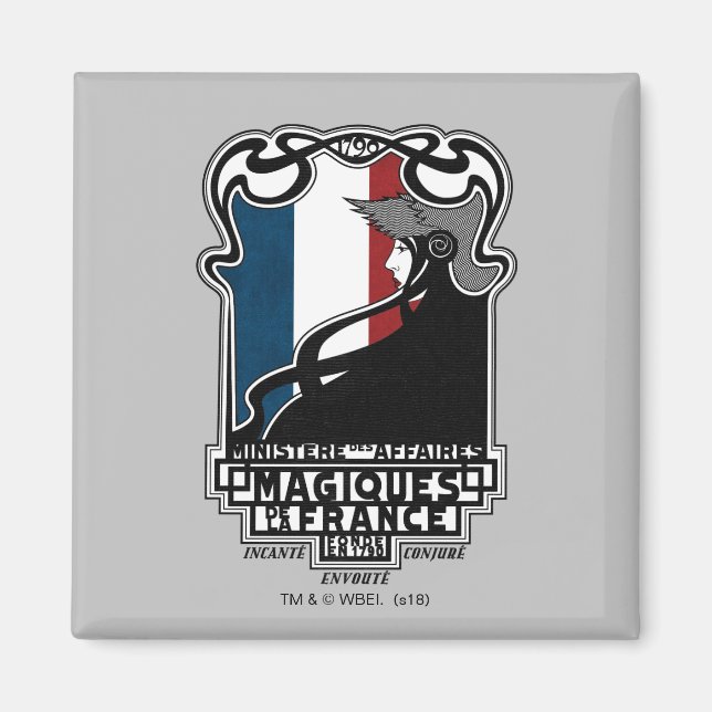 Imán Logo del Ministère des Affaires Magiques de la Fra (Frente)