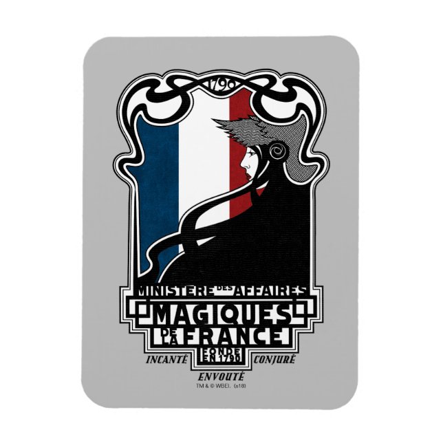 Imán Logo del Ministère des Affaires Magiques de la Fra (Vertical)