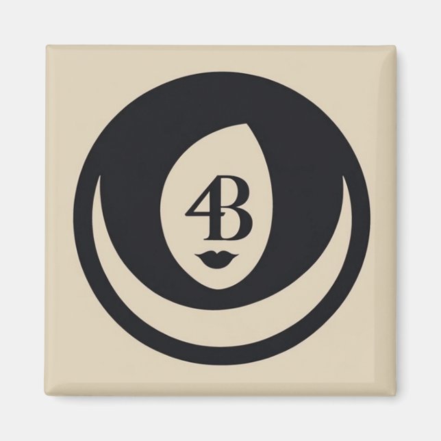 Imán Logo del Movimiento 4B (Frente)