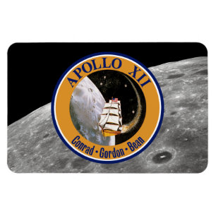 Imán Logo del parche de la misión Apolo 12