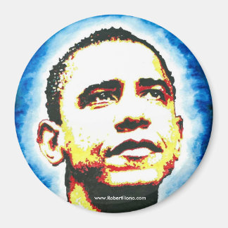 Imán Logo del Retrato de Obama