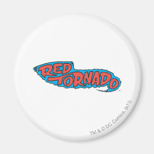 Imán Logo del Tornado Rojo