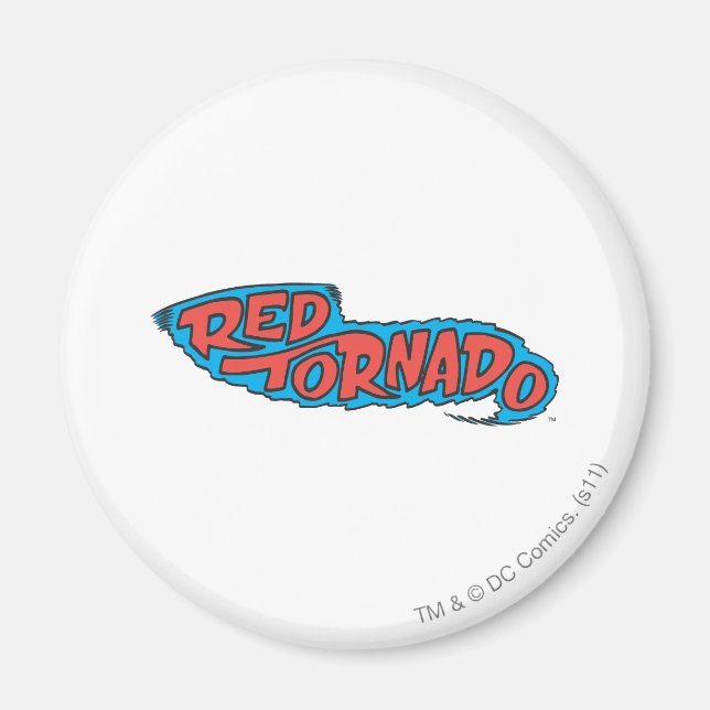 Imán Logo del Tornado Rojo (Frente)