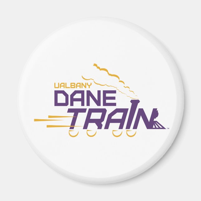 Imán Logo del Tren de Dane de la UAlbany (Frente)