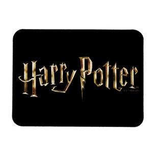 Imán Logo dorado de Harry Potter