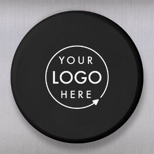 Imán Logo   Empresa comercial Minimalista