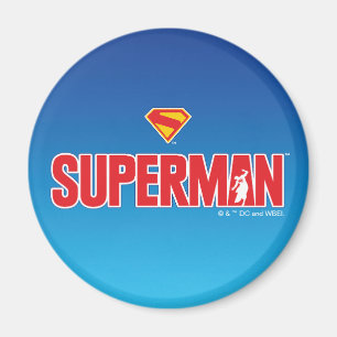 Imán Logo en negrita de Superman clásico