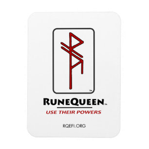 Imán Logo icónico de RuneQueen Portents and Designs