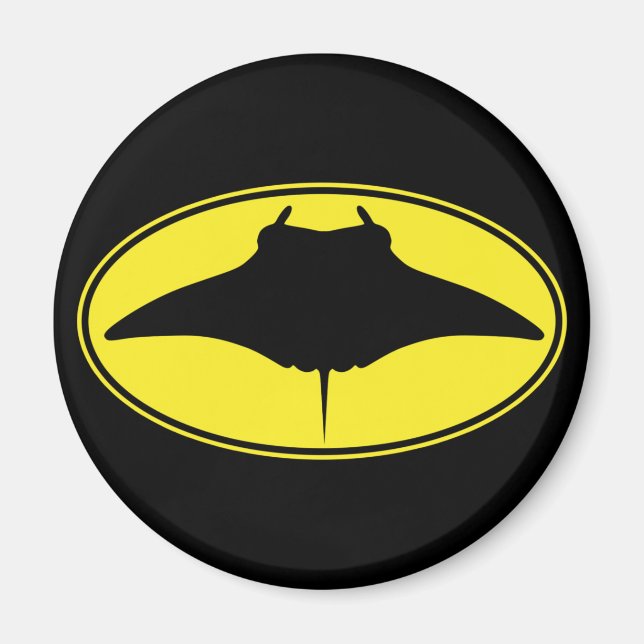 Imán Logo Manta Ray (Frente)