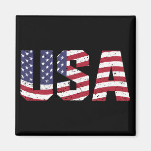 Imán Logo Patriótico "All American"