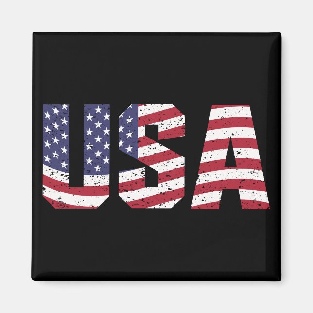 Imán Logo Patriótico "All American" (Frente)