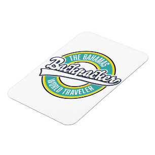 Imán Logo retro del Campeón Mundial Backpacker de las B
