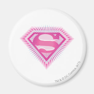 Imán Logo rosa superchica