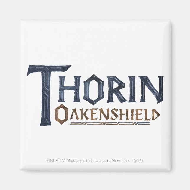 Imán Logo THORIN OAKENSHIELD™ Azul (Frente)