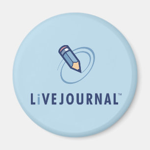 Imán Logo vertical de LiveJournal