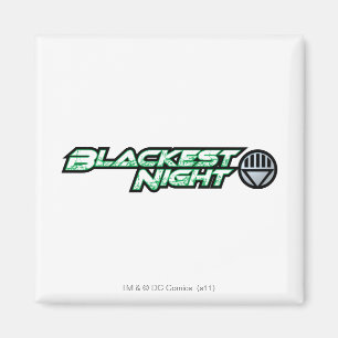 Imán Logotipo 2 de la noche negra