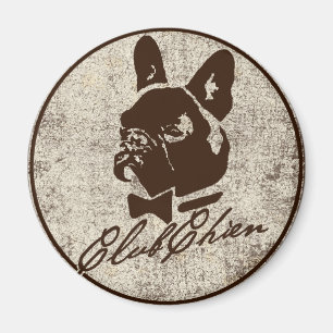 Imán Logotipo apenado CHIEN del CLUB