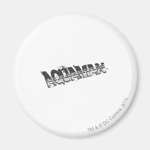 Imán Logotipo Aquaman Grunge Stripe