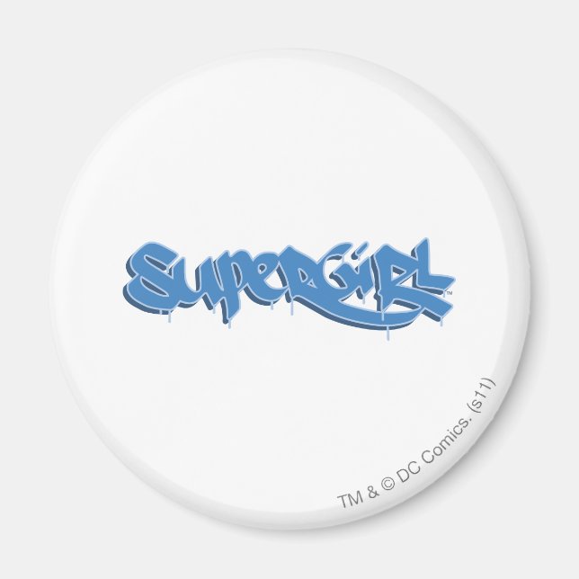 Imán Logotipo azul superchica (Frente)