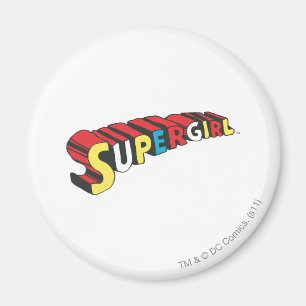 Imán Logotipo colorido de SSupergirl